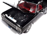 1979 Dodge Adventurer Sweptline Pickup Truck Black with Red Interior "American Muscle" Series 1/18 Diecast Model Car by Autoworld