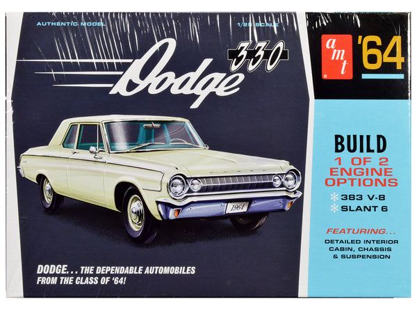 1964 Dodge 330 Plastic Model Kit (Skill Level 2) 1/25 Scale Model by AMT