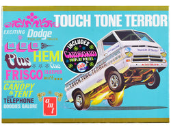 1966 Dodge A100 Pickup Truck "Touch Tone Terror" with Cardboard Accessories 1/25 Scale Plastic Model Kit (skill Level 2) by AMT