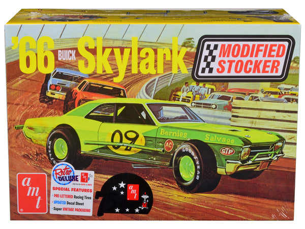 1966 Buick Skylark "Modified Stocker" Plastic Model Kit (Skill Level 2) 1/25 Scale Model by AMT