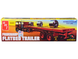 Fruehauf Flatbed Trailer Plastic Model Kit (Skill Level 3) 1/25 Scale Model by AMT