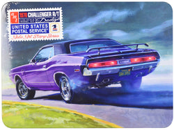 1970 Dodge Challenger R/T USPS (United States Postal Service) "Auto Art Stamp Series" Plastic Model Kit (Skill Level 2) 1/25 Scale Model by AMT