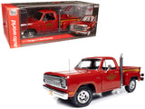 1979 Dodge Adventurer 150 Pickup Truck Canyon Red "Li’l Red Express" 1/18 Diecast Model Car by Autoworld