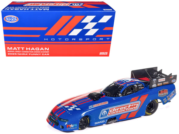 Dodge Charger NHRA Funny Car Matt Hagan "MOPAR Direct Connection" (2025) Limited Edition 1/24 Diecast Model Car by Autoworld