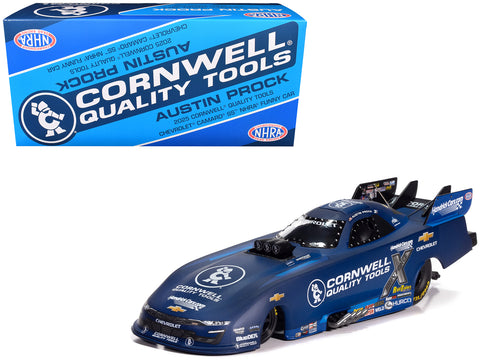 Chevrolet Camaro SS NHRA Funny Car Austin Prock "Cornwell Quality Tools" (2025) "John Force Racing" Limited Edition 1/24 Diecast Model by Autoworld