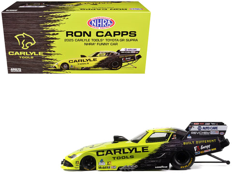 Toyota GR Supra NHRA Funny Car Ron Capps "Carlyle Tools" (2025) Limited Edition 1/24 Diecast Model by Autoworld