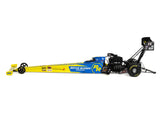 NHRA TFD (Top Fuel Dragster) #14TF Tony Stewart "Rayce Rudeen Foundation" Blue and Yellow (2025) 1/24 Diecast Model by Autoworld