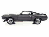 1969 Ford Mustang Dark Gray Metallic with Black Stripes "John Wick" (2014) Movie "Silver Screen Machines" Series 1/18 Diecast Model Car by Autoworld