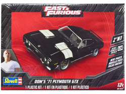 Dom's 1971 Plymouth GTX "Fast & Furious" 1/24 Scale Plastic Model Kit (Skill Level 4) by Revell