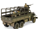 GMC CCKW-353B Cargo Truck "1st Infantry Division Weymouth England World War II" (1945) United States Army with Figures "Armoured Fighting Vehicle" Series 1/32 Diecast Model by Forces of Valor