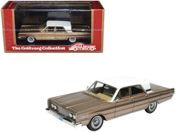 1965 Mercury Park Lane Pecan Frost Brown Metallic with White Top Limited Edition to 200 pieces Worldwide 1/43 Model Car by Goldvarg Collection