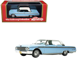 1962 Ford Galaxie Skymist Blue with White Top and Blue Interior Limited Edition to 210 pieces Worldwide 1/43 Model Car by Goldvarg Collection