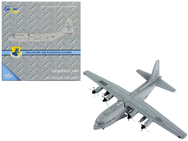 Lockheed C-130H Hercules Transport Aircraft "166th Airlift Wing" United States Air Force "Gemini Macs" Series 1/400 Diecast Model Airplane by GeminiJets