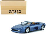 1993 Ferrari 348 Spider Tour de France Blue Metallic 1/18 Model Car by GT Spirit