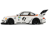 RWB (Porsche) Bodykit "Kato-San" #41 White 1/18 Model Car by GT Spirit