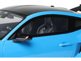 2024 Ford Mustang GTD Grabber Blue with Black Top 1/18 Model Car by GT Spirit