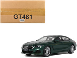 2023 BMW Alpina B8 Gran Coupe Green Metallic 1/18 Model Car by GT Spirit