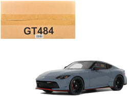 2024 Nissan Z Nismo Gray with Black Top 1/18 Model Car by GT Spirit