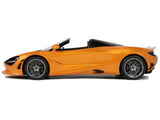 2024 McLaren 750S Spider Orange Metallic 1/18 Model Car by GT Spirit