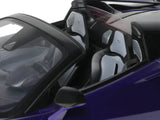 2024 McLaren Artura Spider Lantana Purple Metallic 1/18 Model Car by GT Spirit