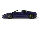 2024 McLaren Artura Spider Lantana Purple Metallic 1/18 Model Car by GT Spirit