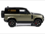 2021 Land Rover Defender 90 P400 X-Dynamic HSE Pangea Green Metallic 1/18 Model by GT Spirit