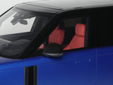 2024 Range Rover P615 SV Blue Metallic with Black Top 1/18 Model by GT Spirit