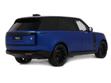 2024 Range Rover P615 SV Blue Metallic with Black Top 1/18 Model by GT Spirit