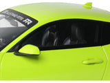 2025 Ford Mustang RTR Spec-3 Lime Green 1/18 Model Car by GT Spirit