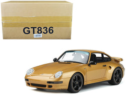 2018 Porsche 911 (993) Turbo S Gold Metallic 1/18 Model Car by GT Spirit