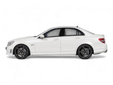 2007 Mercedes-Benz C63 AMG Diamond White 1/18 Model Car by GT Spirit