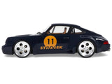 2024 Porsche 911 Strosek Mega 30 #11 Blue 1/18 Model Car by GT Spirit