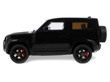 2021 Land Rover Defender 90 P400 X-Dynamic HSE Black Metallic 1/18 Model Car by GT Spirit