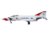 McDonnell Douglas F-4E Phantom II Fighter-Bomber Aircraft "Thunderbirds No.1 Plane 1973/74 Season" United States Air Force "Air Power Series" 1/72 Diecast Model by Hobby Master