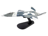Northrop F-23 Black Widow II Stealth Fighter Aircraft Blue 054 Su-57 Aggressor What If Scheme 65th AGRS Nellis AFB United States Air Force Air Power Series 1/72 Diecast Model by Hobby Master