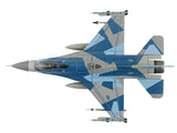 Lockheed F-16C Fighting Falcon Fighter Aircraft "86-0335 Blue Splinter 354th Wing 18th AGRS Eielson AFB" (2018) United States Air Force "Air Power Series" 1/72 Diecast Model by Hobby Master