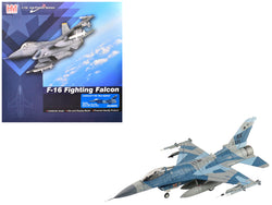 Lockheed F-16C Fighting Falcon Fighter Aircraft "86-0335 Blue Splinter 354th Wing 18th AGRS Eielson AFB" (2018) United States Air Force "Air Power Series" 1/72 Diecast Model by Hobby Master