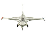 General Dynamics F-16N Fighting Falcon Fighter Aircraft "163269 U.S. Navy Fighter Weapons School" (1990s) United States Marine Corps "Air Power Series" 1/72 Diecast Model by Hobby Master