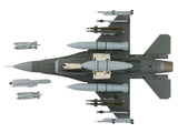 Lockheed F-16C Fighting Falcon Fighter Aircraft "88-0545 138th Fighter Wing Oklahoma Air National Guard" (2024) United States Air Force "Air Power Series" 1/72 Diecast Model by Hobby Master