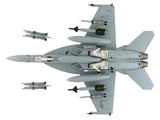 Boeing F/A-18E Super Hornet Fighter Aircraft "Dagger Team (with decals)" United States Navy "Air Power Series" 1/72 Diecast Model by Hobby Master