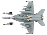 Boeing F/A-18E Super Hornet Fighter Aircraft "166817 VFA-136 Knighthawks USS Trumman" (2024) United States Navy "Air Power Series" 1/72 Diecast Model by Hobby Master