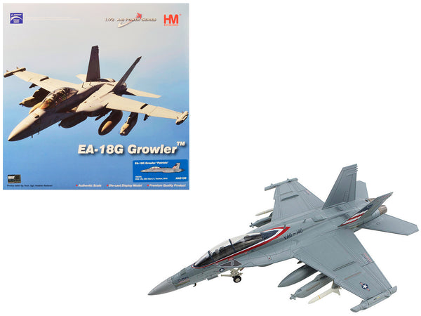 Boeing EA-18G Growler Aircraft "VAQ-140 Patriots USS Harry S. Truman" (2015) United States Navy "Air Power Series" 1/72 Diecast Model by Hobby Master