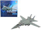 Grumman F-14B Tomcat Fighter Aircraft "OEF VF-143 'Pukin Dogs'" (2002) "Air Power Series" 1/72 Diecast Model by Hobby Master
