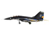 Mikoyan MIG-29 Fulcrum Aircraft "Ghost of Kyiv 40th Tactical Aviation Brigade Vasylkiv Air Base" (2023) Ukrainian Air Force "Air Power Series" 1/72 Diecast Model by Hobby Master