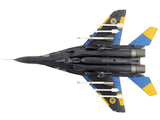 Mikoyan MIG-29 Fulcrum Aircraft "Ghost of Kyiv 40th Tactical Aviation Brigade Vasylkiv Air Base" (2023) Ukrainian Air Force "Air Power Series" 1/72 Diecast Model by Hobby Master