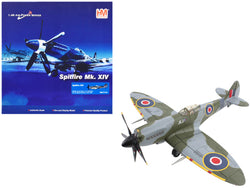 Supermarine Spitfire XIV Fighter Aircraft "Group Capt. J. E. Johnsson No 125 Wing Denmark" (1945) Royal Air Force "Air Power Series" 1/48 Diecast Model by Hobby Master