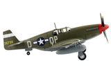 North American P-51B Mustang Fighter Aircraft "Steve Pisanos 4th FG 334th FS" (1944) "Air Power Series" 1/48 Diecast Model by Hobby Master