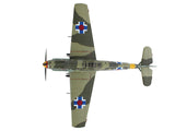 Messerschmitt Bf 109E-3 Fighter Aircraft "White 2 Jan Reznak 13.(slow)/JG 52 Kraznodar USSR" (1943) German Luftwaffe "Air Power Series" 1/48 Diecast Model by Hobby Master