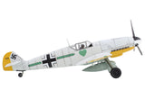 Messerschmitt BF 109F-4 Fighter Aircraft "Obt. Otto Kath Stab/JG 54 Staraya Russia Soviet Union" (1941) German Luftwaffe "Air Power Series" 1/48 Diecast Model by Hobby Master