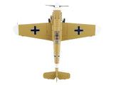 Messerschmitt Bf 109F-4 Fighter Aircraft "Marseille Yellow 14 3./JG27 Egypt" (1942) German Luftwaffe "Air Power Series" 1/48 Diecast Model by Hobby Master